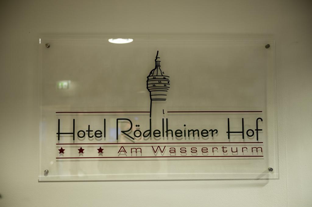 Hotel Roedelheimer Hof - Am Wasserturm Frankfurt pe Main Exterior foto